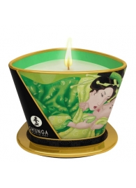 Массажная свеча Exotic Green Tea с ароматом зелёного чая - 170 мл. - Shunga - купить с доставкой в Казани