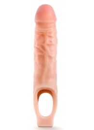 Телесная насадка на пенис 9 Inch Cock Sheath Extender - 22,2 см. - Blush Novelties - в Казани купить с доставкой