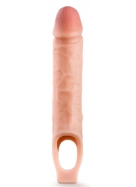 Телесная насадка на пенис 10 Inch Cock Sheath Extender - 25 см. - Blush Novelties - в Казани купить с доставкой