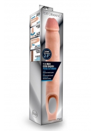 Телесная насадка на пенис 11.5 Inch Cock Sheath Penis Extender - 29,2 см. - Blush Novelties - в Казани купить с доставкой