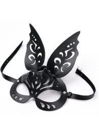 Черная ажурная маска  Зайка  с ушками - Crazy Handmade - купить с доставкой в Казани