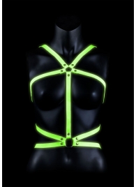 Портупея Body Harness с неоновым эффектом - размер L-XL - Shots Media BV - купить с доставкой в Казани