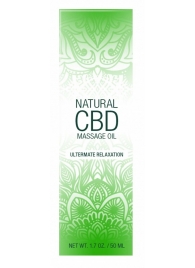 Массажное масло Natural CBD Massage Oil - 50 мл. - Shots Media BV - купить с доставкой в Казани