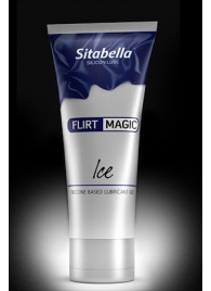 Силиконовая гель-смазка FLIRT MAGIC Ice с лёгким пролонгирующим эффектом - 75 мл. - Sitabella - купить с доставкой в Казани