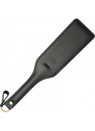 Черная кожаная шлепалка SitaBlack - 30 см. - Sitabella - купить с доставкой в Казани