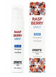 Возбуждающий гель Raspberry Mint с ароматом малины и мяты - 15 мл. - Exsens - купить с доставкой в Казани