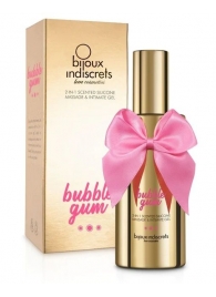 Гель с ароматом жвачки Bubblegum 2-in-1 Scented Silicone Massage And Intimate Gel - 100 мл. - Bijoux Indiscrets - купить с доставкой в Казани