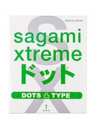 Презерватив Sagami Xtreme Type-E с точками - 1 шт. - Sagami - купить с доставкой в Казани