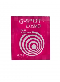 Стимулирующий интимный крем для женщин Cosmo G-spot - 2 гр. - Биоритм - купить с доставкой в Казани