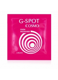 Стимулирующий интимный крем для женщин Cosmo G-spot - 2 гр. - Биоритм - купить с доставкой в Казани