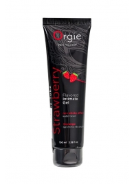 Интимный гель на водной основе Lube Tube Strawberry с клубничным вкусом - 100 мл. - ORGIE - купить с доставкой в Казани