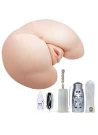 Вибрирующий мастурбатор-попка с ротацией и пультом управления - Baile - в Казани купить с доставкой