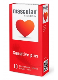 Презервативы Masculan Sensitive plus - 10 шт. - Masculan - купить с доставкой в Казани