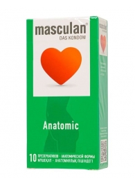 Презервативы анатомической формы Masculan Anatomic - 10 шт. - Masculan - купить с доставкой в Казани