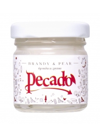 Массажная свеча Brandy   Pear - 35 мл. - Pecado - купить с доставкой в Казани