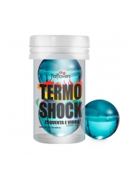 Интимный гель Termo Shock Hot Ball с разогревающе-покалывающим эффектом (2 шарика по 3 гр.) - HotFlowers - купить с доставкой в Казани