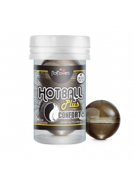 Анальный лубрикант на масляной основе Hot Ball Plus Conforto (2 шарика по 3 гр.) - HotFlowers - купить с доставкой в Казани