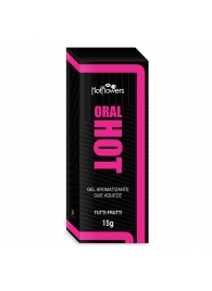 Гель для оральных ласк Oral Hot с согревающим эффектом - 15 гр. - HotFlowers - купить с доставкой в Казани