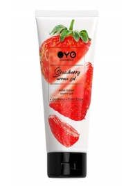 Лубрикант на водной основе OYO Aroma Gel Strawberry с ароматом клубники - 75 мл. - OYO - купить с доставкой в Казани