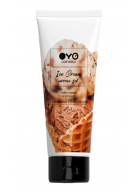 Лубрикант на водной основе OYO Aroma Gel Ice Cream с ароматом пломбира - 75 мл. - OYO - купить с доставкой в Казани