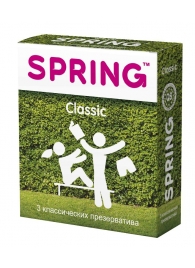 Классические презервативы SPRING CLASSIC - 3 шт. - SPRING - купить с доставкой в Казани