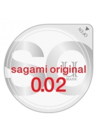 Ультратонкий презерватив Sagami Original - 1 шт. - Sagami - купить с доставкой в Казани