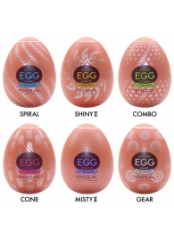 Набор из 6 мастурбаторов-яиц Tenga Egg Variety Pack V - Tenga - в Казани купить с доставкой