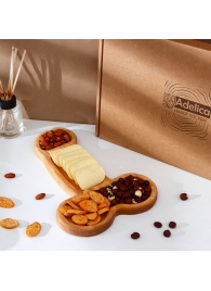 Деревянное блюдо для подачи в форме члена (32,5 х 20 х 1,7 см) - Сима-Ленд - купить с доставкой в Казани