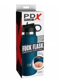 Мастурбатор-вагина в синей колбе F*ck Flask - Pipedream - в Казани купить с доставкой