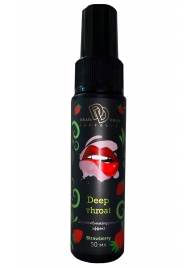 Спрей для горла Deep Throat с десенсибилизирующим эффектом и вкусом клубники - 50 мл. - БиоМед - купить с доставкой в Казани