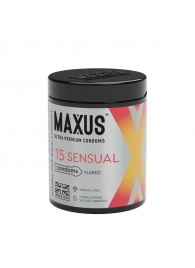 Анатомические презервативы MAXUS Sensual - 15 шт. - Maxus - купить с доставкой в Казани