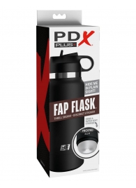 Черный мастурбатор в виде бутылки Fap Flask - Pipedream - в Казани купить с доставкой