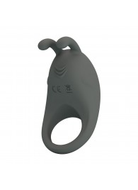 Серое эрекционное кольцо с вибрацией Master Ring - Baile - в Казани купить с доставкой