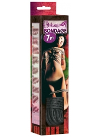 Чёрная веревка для связывания - 700 см. - Orion - купить с доставкой в Казани