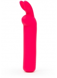 Розовая вибропуля с ушками Rechargeable Rabbit Ears Bullet Vibrator - Happy Rabbit