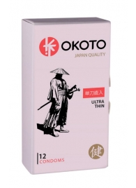 Тонкие презервативы OKOTO Ultra Thin - 12 шт. - Sitabella - купить с доставкой в Казани