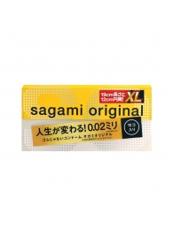 Презервативы увеличенного размера Sagami Original 0.02 XL-size - 12 шт. - Sagami - купить с доставкой в Казани