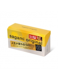 Презервативы увеличенного размера Sagami Original 0.02 XL-size - 12 шт. - Sagami - купить с доставкой в Казани