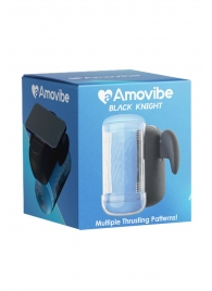 Инновационный робот-мастурбатор Black Knight с функцией пенетрации - Amovibe - в Казани купить с доставкой