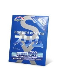 Презерватив Sagami Xtreme FEEL FIT 3D - 1 шт. - Sagami - купить с доставкой в Казани