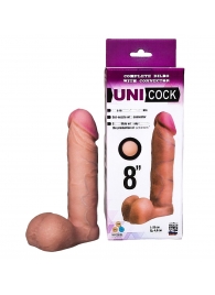 Фаллическая насадка для страпона UNICOCK 8  - 20 см. - LOVETOY (А-Полимер) - купить с доставкой в Казани