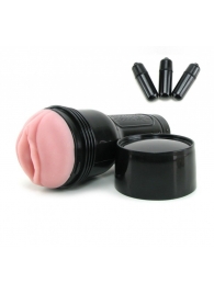 Мастурбатор-вагина Fleshlight - Vibro Pink Lady Touch с вибрацией - Fleshlight - в Казани купить с доставкой