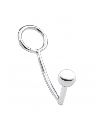 Кольцо на пенис с анальным стимулятором Stainless Steel Anal Hook   Cock Ring - BlueLine - в Казани купить с доставкой
