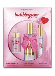 Набор средств для массажа и ласк Bubblegum Play Kit - Bijoux Indiscrets - купить с доставкой в Казани