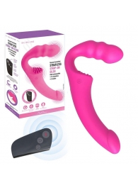 Розовый безремневой страпон Straples Strap-On Dildo - Erokay - купить с доставкой в Казани