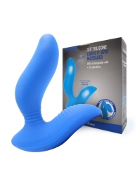 Синий вибромассажер простаты 3,5’’ Curve P-spot Massager - 12 см. - Erokay - в Казани купить с доставкой