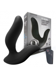 Черный вибромассажер простаты 3,5’’ Remote Control Curve P-spot Massager - 12 см. - Erokay - в Казани купить с доставкой