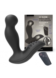 Черный вибромассажер простаты 3,5’’ Remote Control P-spot Massager - 12,5 см. - Erokay - в Казани купить с доставкой