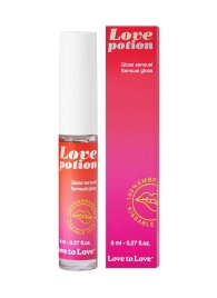 Возбуждающий блеск для губ Love Potion - 8 мл. - Love to Love - купить с доставкой в Казани