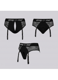 Трусики для фиксации насадок Strap-on-me Harness Lingerie Diva XS - Strap-on-me - купить с доставкой в Казани